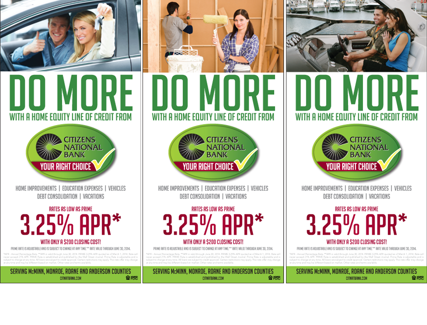 Citizens National Bank Ads