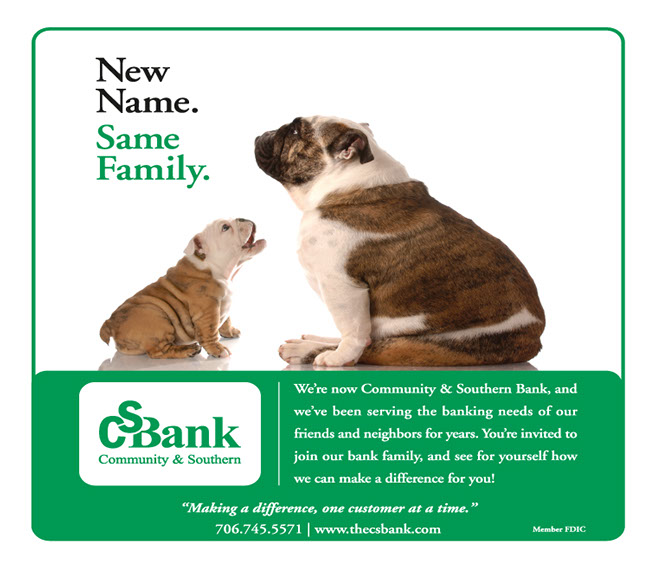Community and Southern Bank Ad