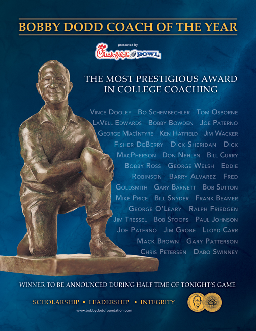 Bobby Dodd Coach of the Year Ad