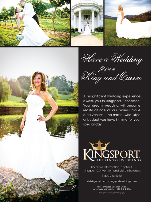 Kingsport CVB Wedding Magazine Ad
