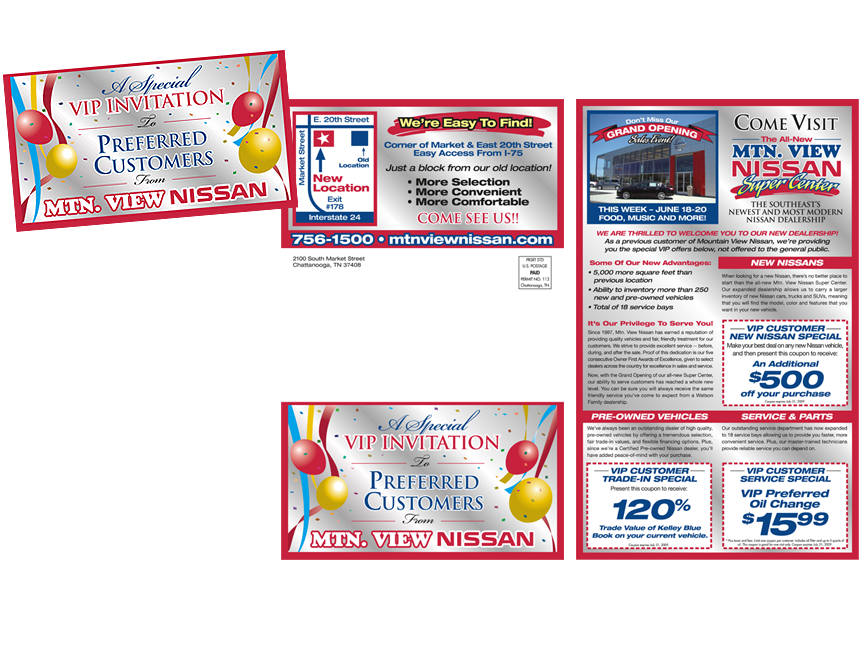 Mountain View Nissan Direct Mail