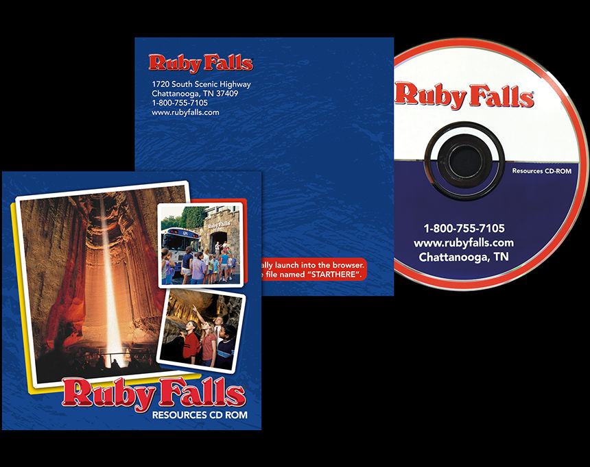 Ruby Falls Sleeve and CD Design