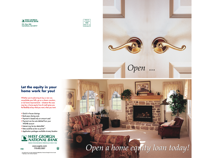 West Georgia National Bank Direct Mail